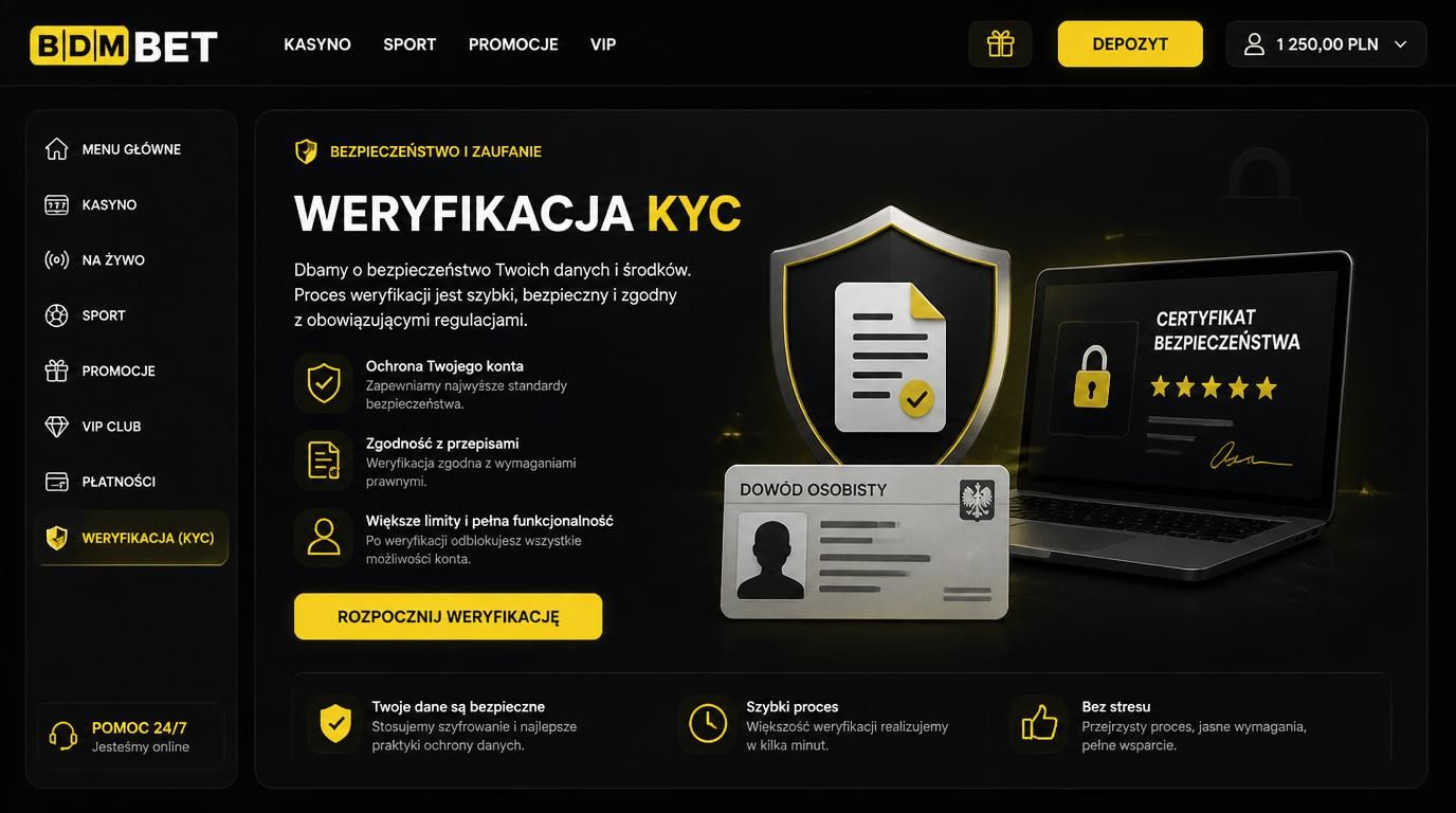 KYC – proces weryfikacji dokumentów i bezpieczeństwo